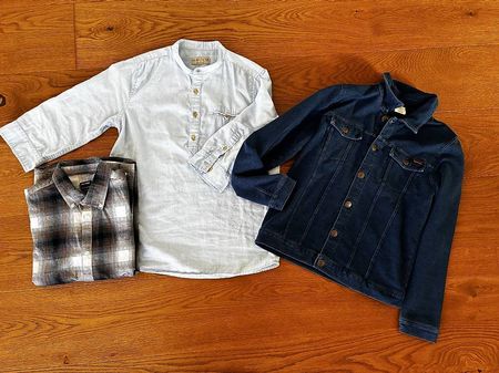2x Hemd 1x Jeansjacke 140