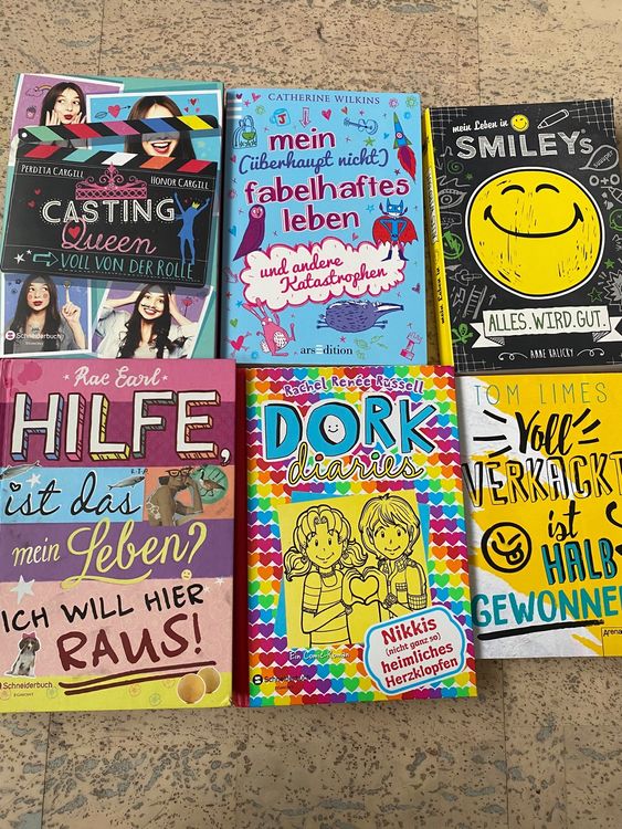 6 coolen Mädchenbücher mit coolen Illustrationen Kaufen auf Ricardo