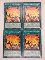 Yu-Gi-Oh! 4x Medium des Kriegsfelsens - Top Zustand!