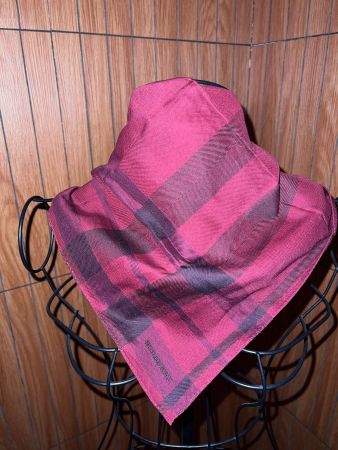 BURBERRY Vintage Tuch Bordeaux 45x45