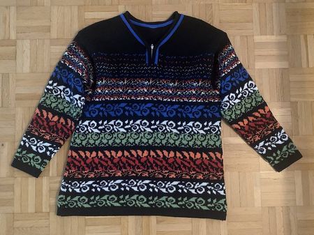 Schöner Pulli, Wollmischung, Grösse M/L