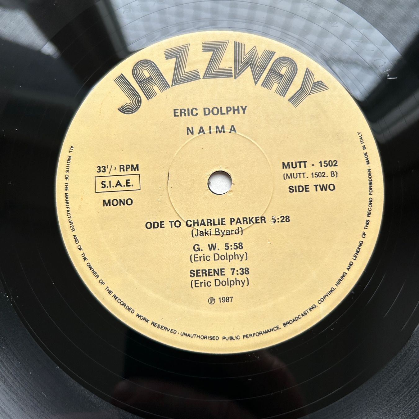 Dischi in vinile: Eric Dolphy Naima  LP – Usato da Lausanne venduto da Pask1 2