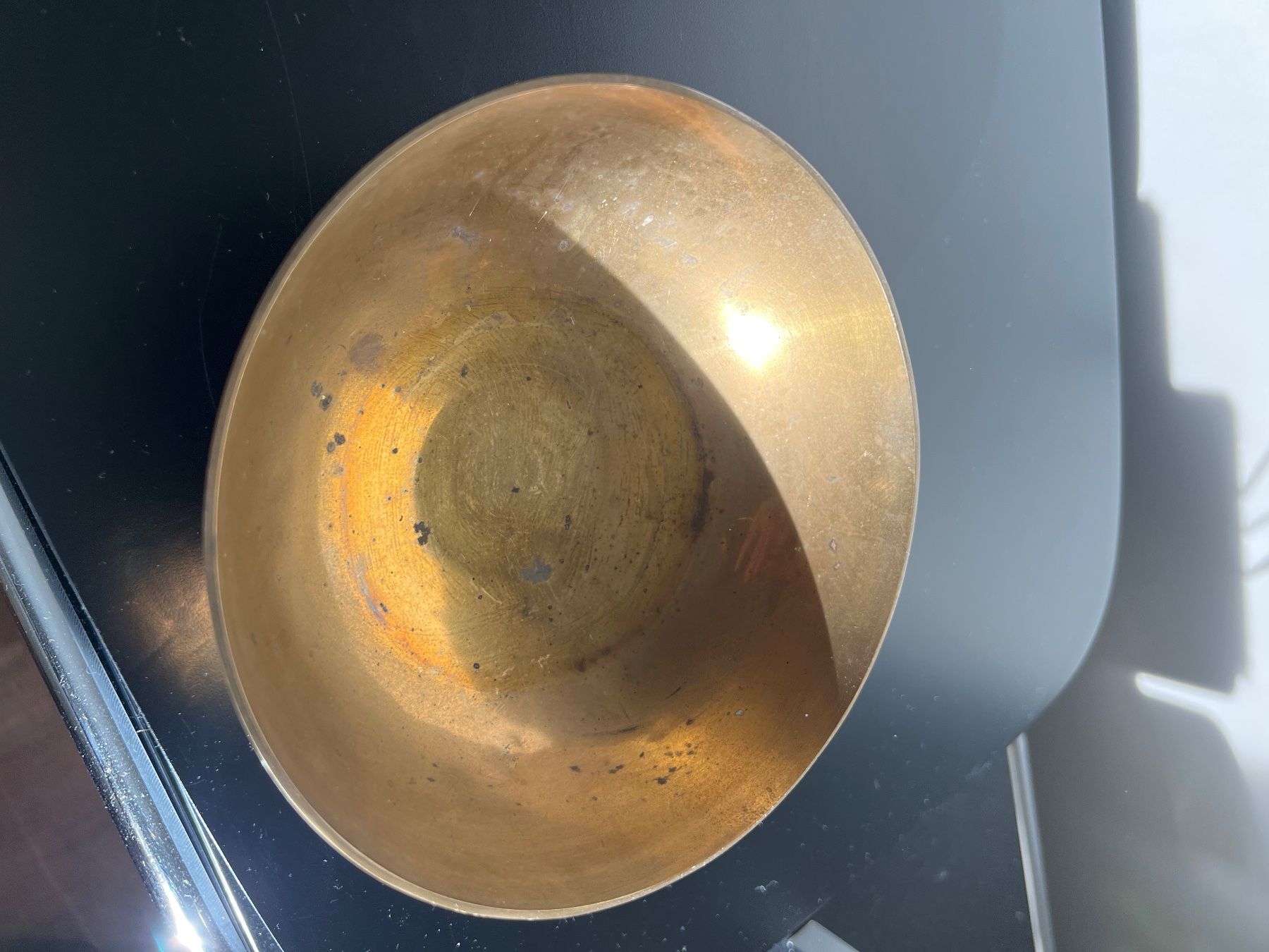 Ciotole: Vintage Messingschale mit Blumen Vogelmuster – Usato da Jona venduto da Sariksa 3