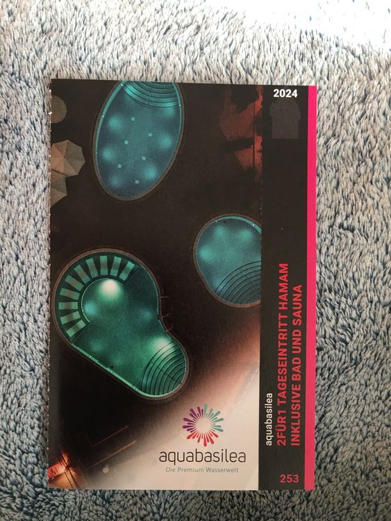 Aquabasilea 2 für 1 Tageseintritt Hamam inkl. Bad und Sauna (Neu und ...