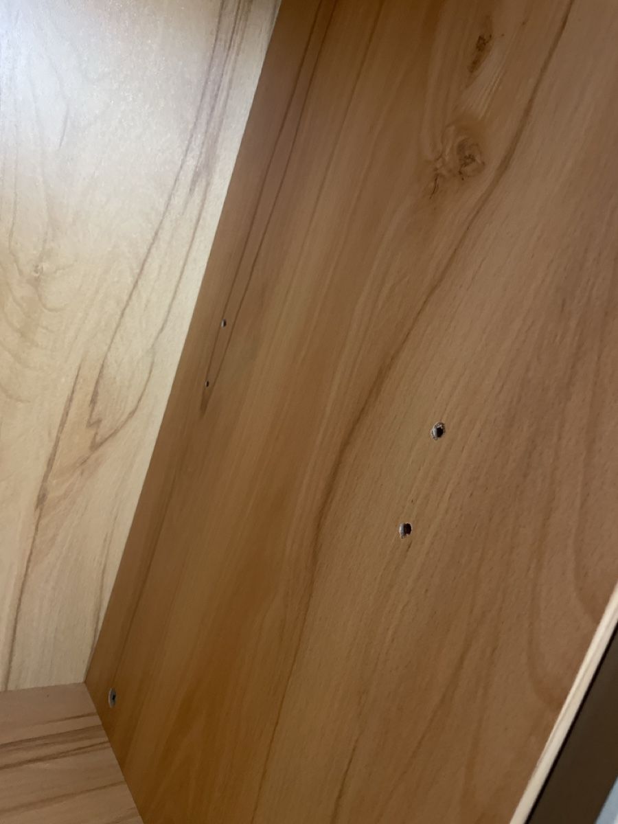 Livique Büffets: Sideboard mit Vitrine Kernbuche teilmassiv – Gebraucht aus Lutzenberg von  9