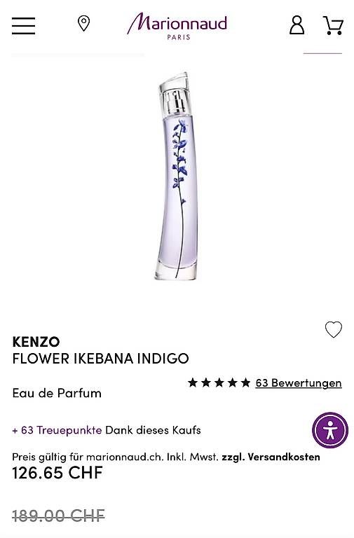 Profumi & Eau de Toilette: Kenzo - Flower Ikebana Indigo 75ml – Usato da Glattbrugg venduto da Blogger73 2