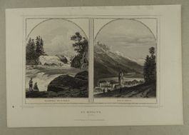 ST. MORITZ, STAHLSTICH NACH ROHBOCK 1870