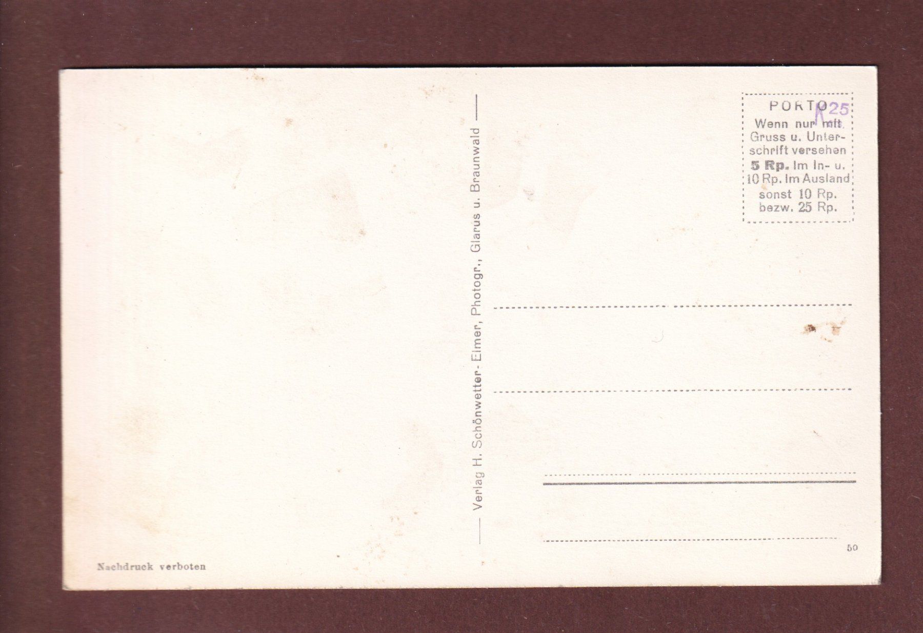 Cartoline postali: OBERSEE - Brünnelistock – Usato da Pully venduto da nicecards 1