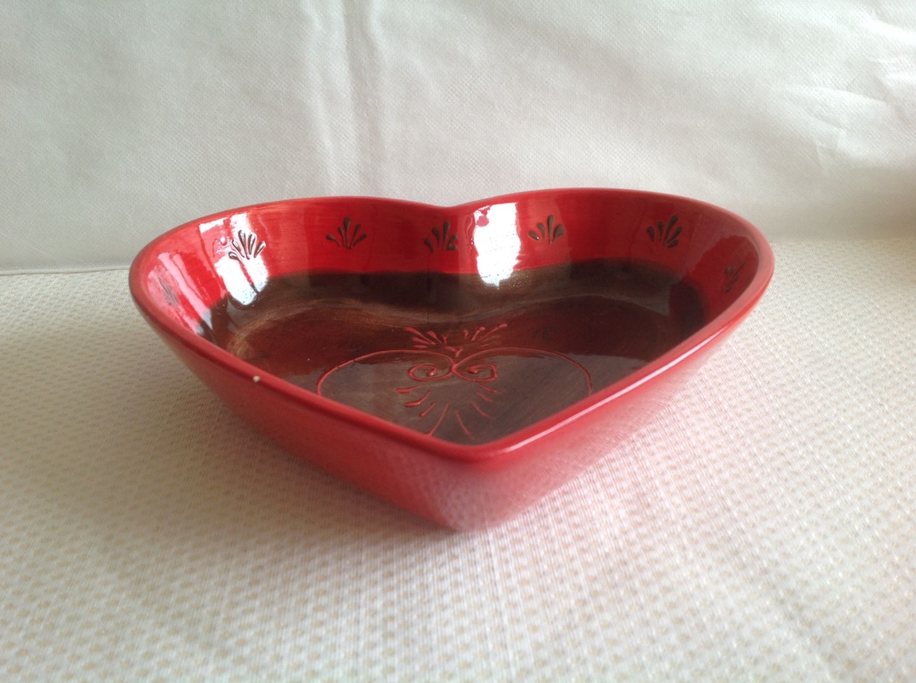 Plateaux: Coeur de Neige - plat à gratin – D'occasion à Sion par accroshoes 1