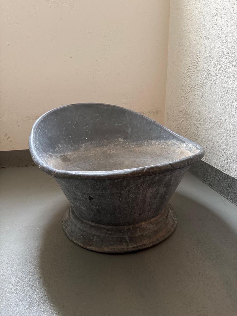 Vasche da bagno: Ovale Sitzbadewanne aus Zink – Usato da Brüttisellen venduto da sinacat1 1