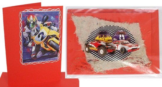 Cartoline: Karte A6 Rennwagen oder Motorrad – Nuovo (secondo la descrizione) da Schlatt TG venduto da glueckwunschkarte.22