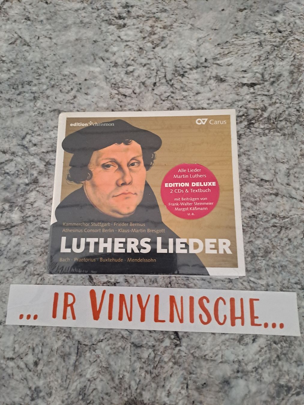 CD: 2 CD Set  "Luthers Lieder"  Carus – Nuovo e nell'imballaggio originale da Uetendorf venduto da Essiggurken