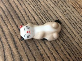 Essstäbchen Besteck Halter Katze Tischdekoration Keramik