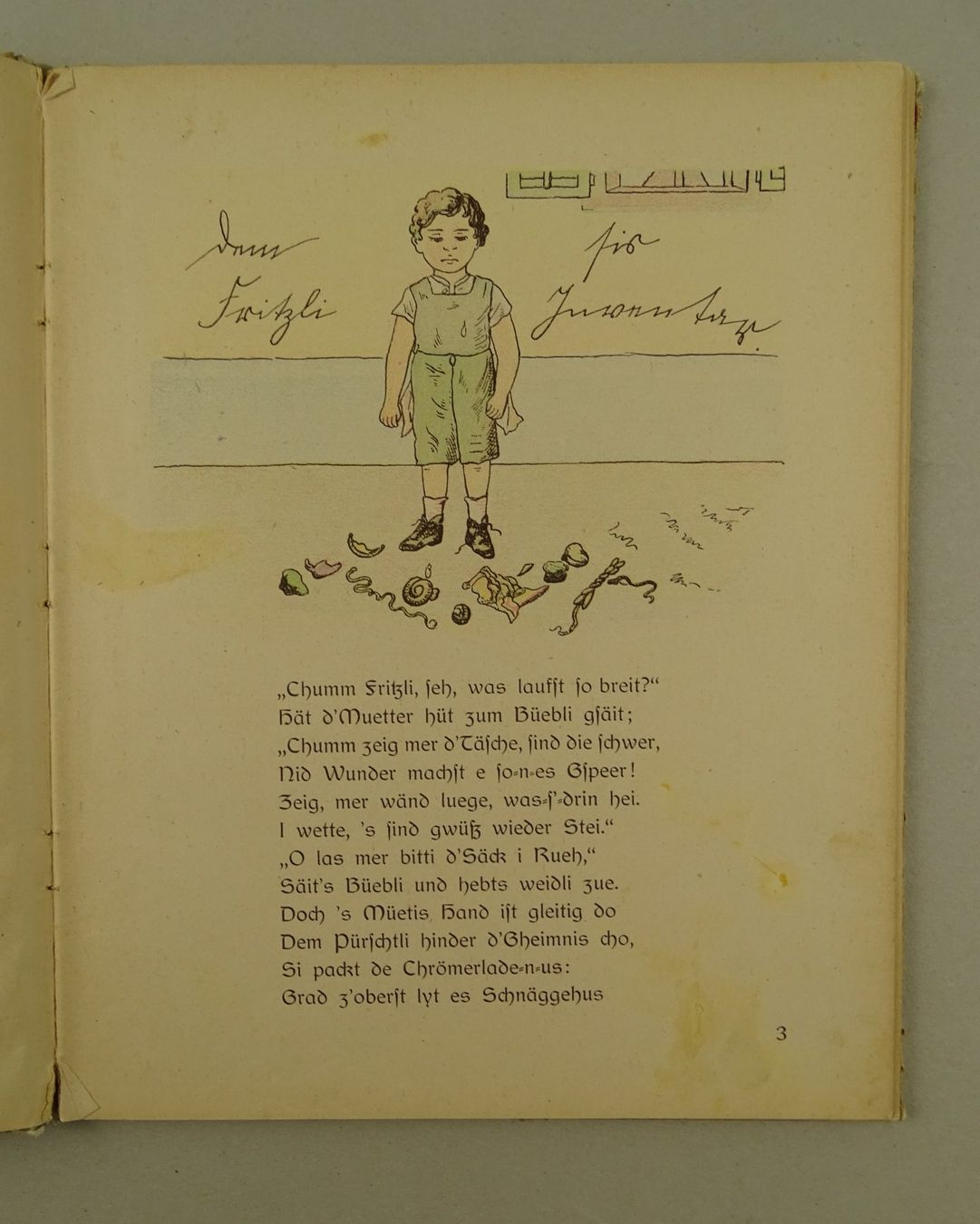 Bücher: CHLYNI DORFHELDE, 1911, SCHWEIZERDEUTSCH – Gebraucht aus Grüningen von Kartensammler 1
