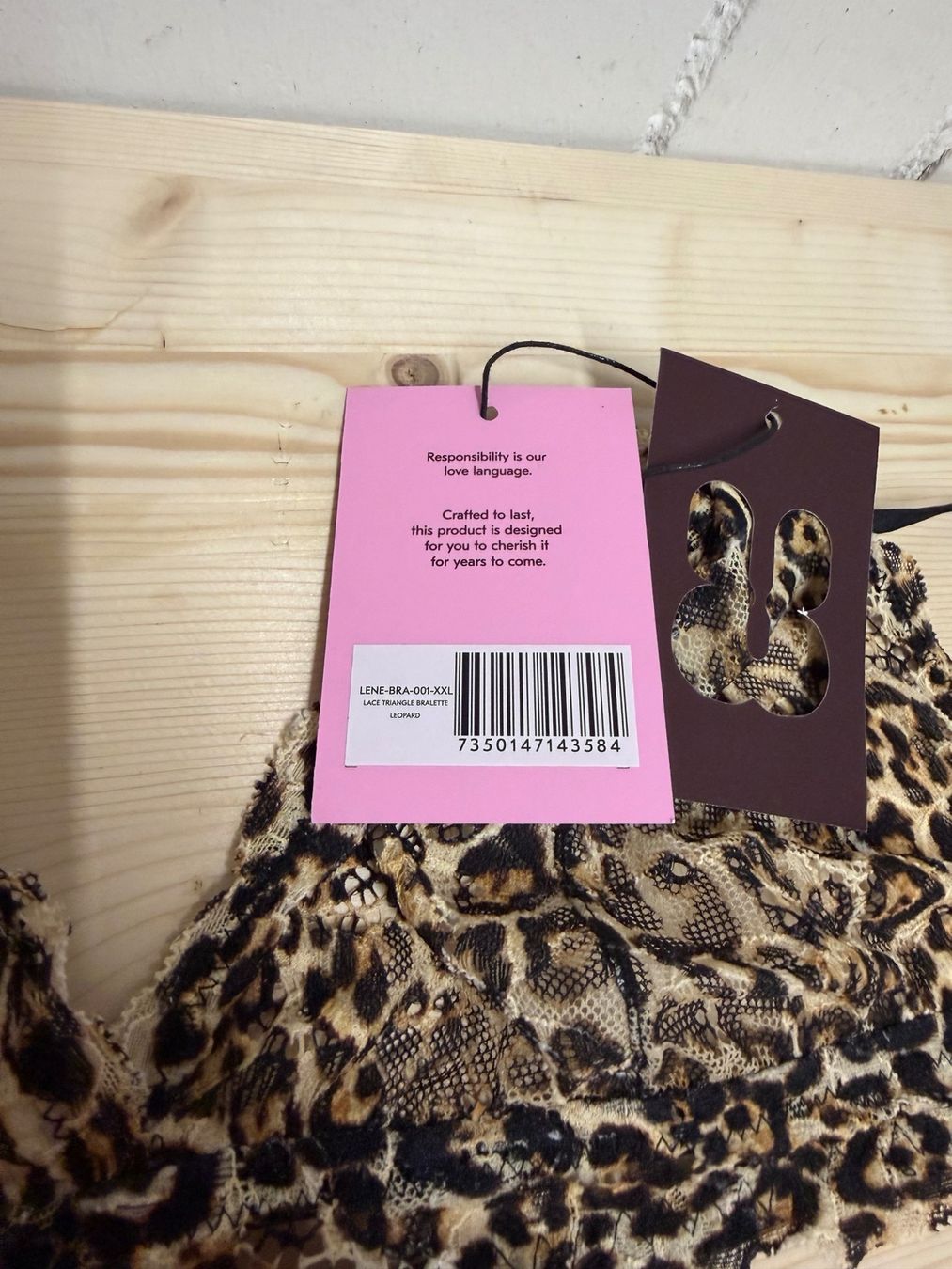 Altra biancheria intima: Understatement 2 Bralettes XXL neu Black + Leopard – Nuovo (secondo la descrizione) da Root venduto da Jo.Di 6