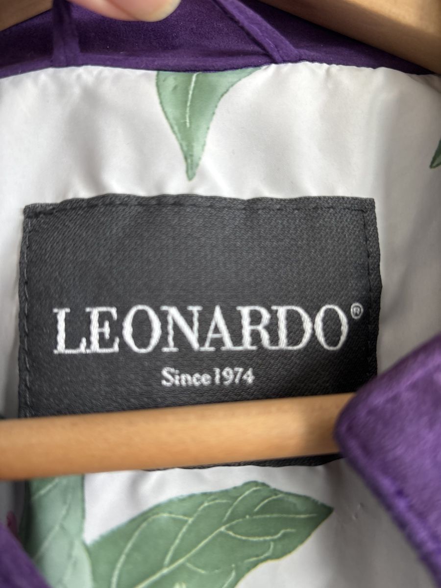 Giacche: Purple Suede Leather Jacket, S, Leonardo – Usato da Zug venduto da MyraTho 2