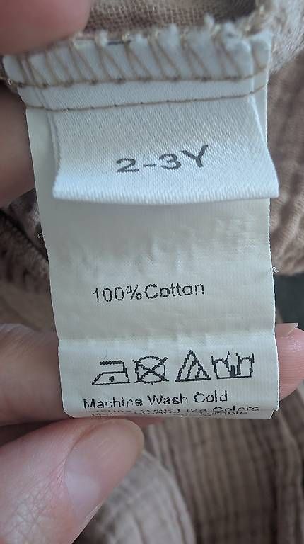 Pantaloni: Musselin Baumwolle Hose gr 98 – Usato da Root venduto da vin_wr2l 2