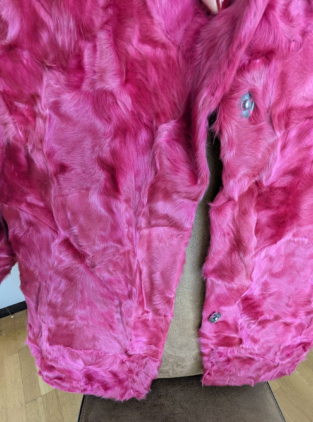 Max Mara Giacche: MaxMara Weekend Hot Pink Rabbit Fur Jacket, Size 36 – Usato da Zürich venduto da yan_8lg2 2