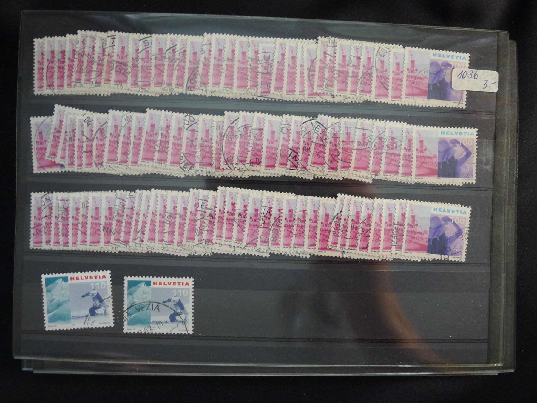 Alle Briefmarken: Schweizer Dubletten Posten auf 9 Steckkarten – Gebraucht aus Dagmersellen von wyss1982 1