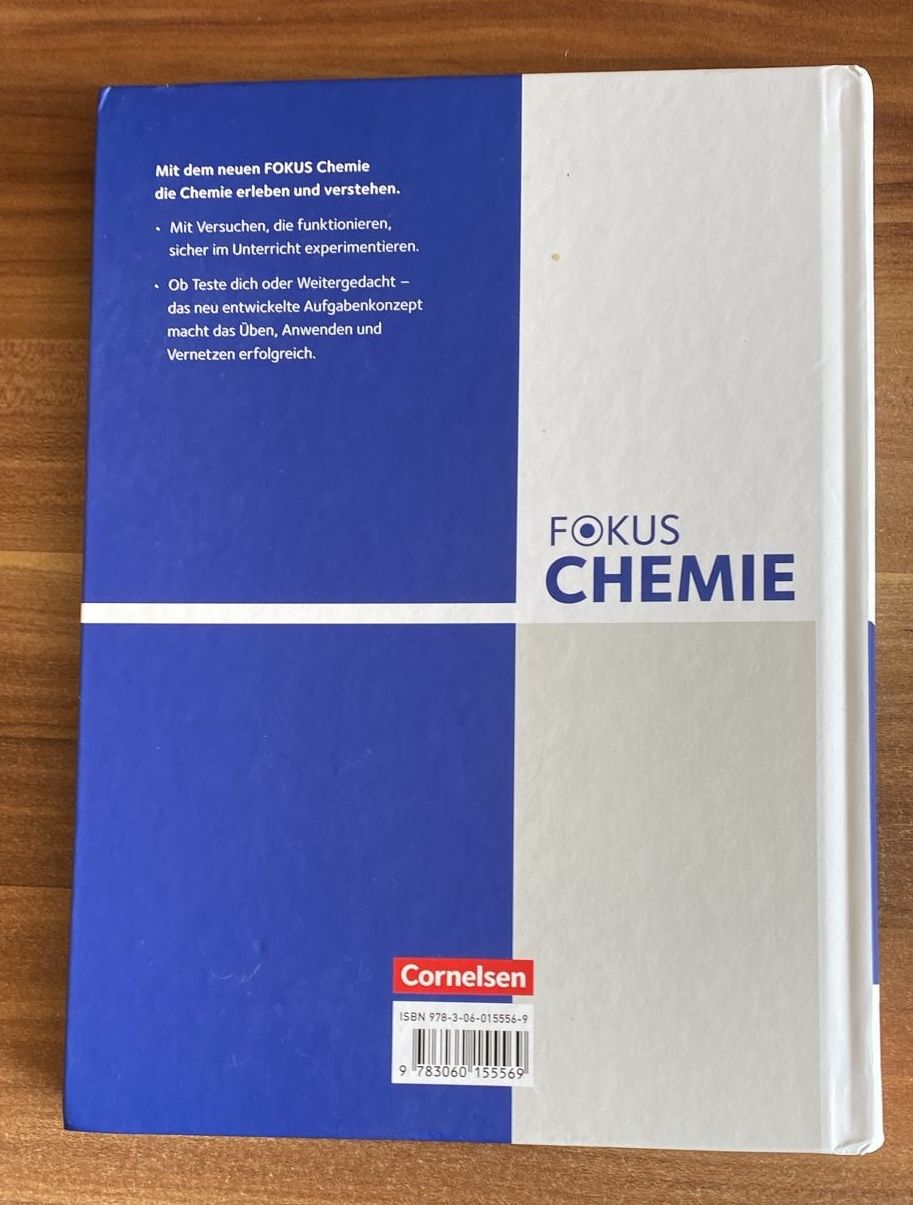 Libri: Cornelsen Fokus Chemie SI – Usato da Wagenhausen venduto da Kahlen 2