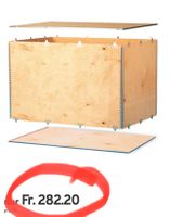 Holzfaltkiste, 1 Euromass, L1180xB780xH1000mm statt 282.-