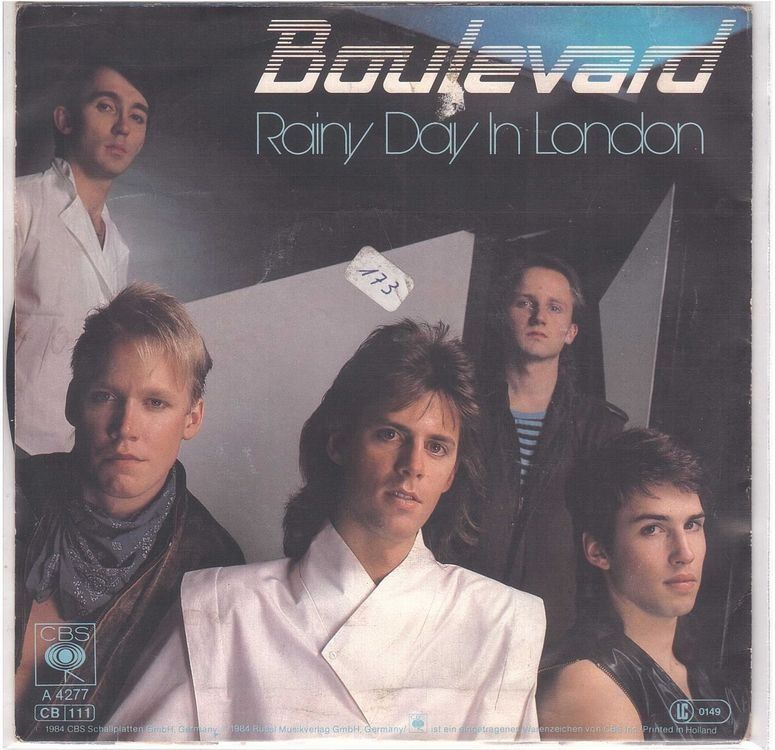 Dischi in vinile: Single7  Boulevard  --  Rainy day in London – Usato da Rheinau venduto da thealbum