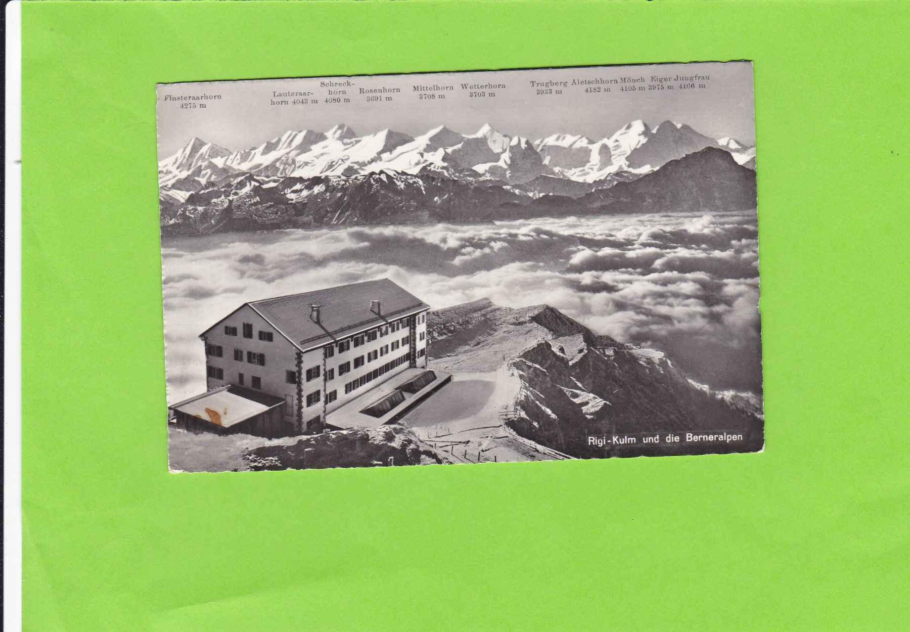 Cartoline postali: Rigi-Kulm-Berneralpen – Usato da St. Peterzell venduto da neckertal