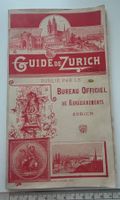 Guide de Zurich 1894 avec carte & expositions spéciales f...