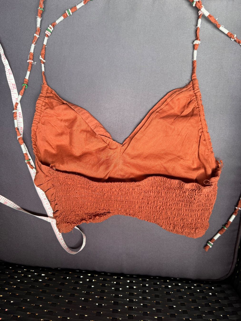 Zara Top: Zara Top, Orange, XS, mit Perlen – Usato da Riehen venduto da edu_92w7 3