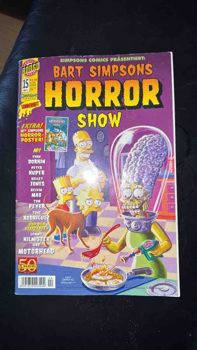 Fumetti: Bart Simpsons Horror Show Nr. 15 Comic Sonderheft – Usato da Bottenwil venduto da barcaldinho