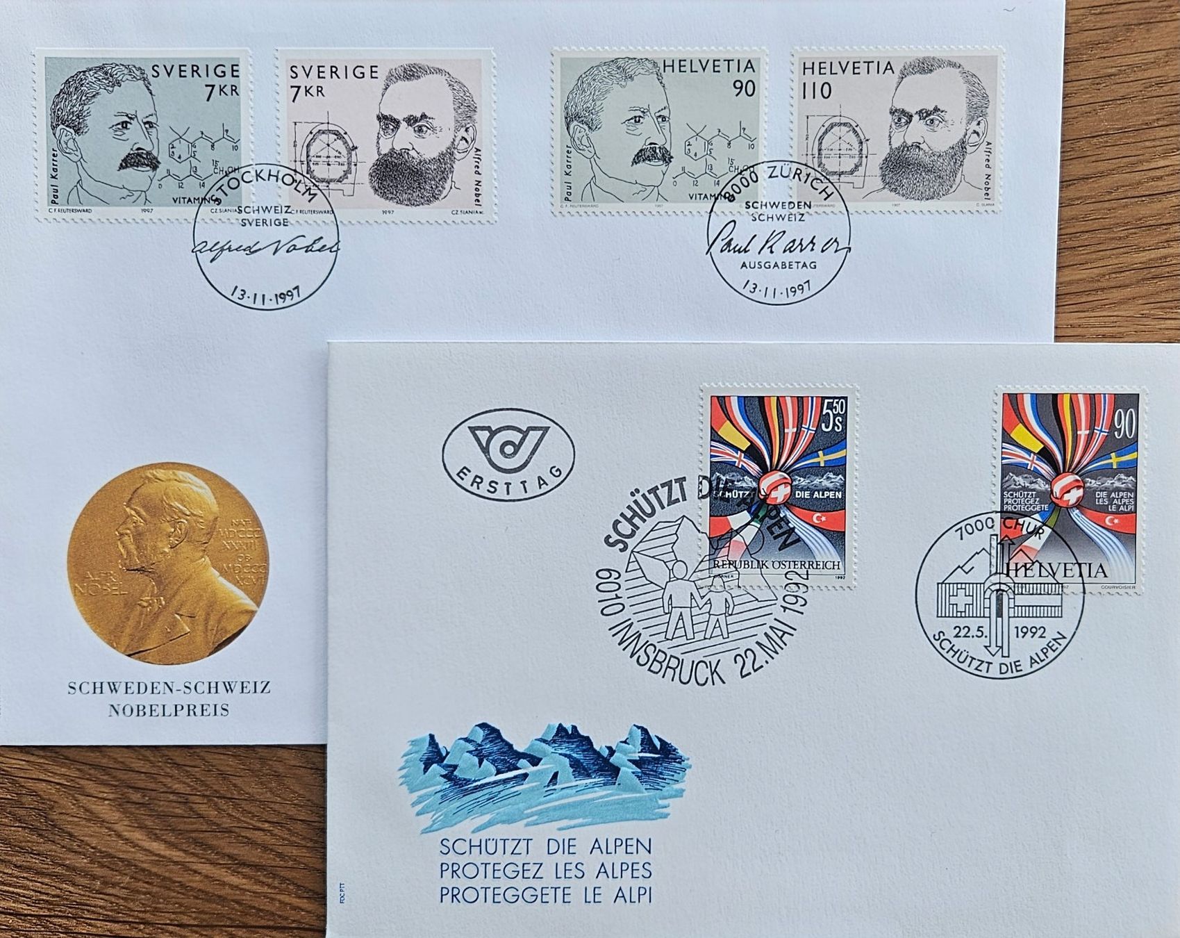 Tutti i francobolli: 2 Gemeinschaftsausgaben FDC ab 2.20 – Nuovo (secondo la descrizione) da Buttikon SZ venduto da Marcelr