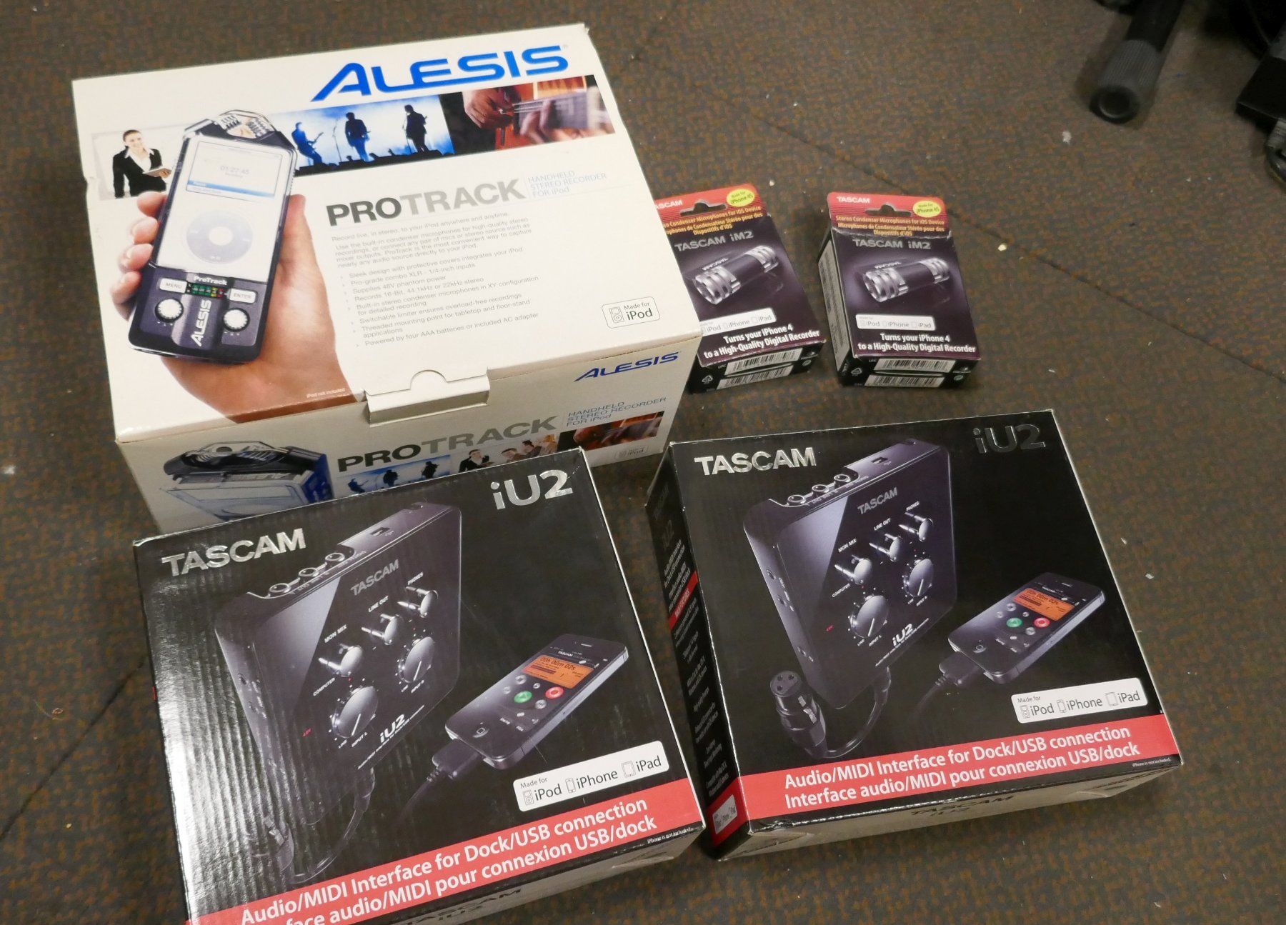 Alesis Registratori: Alesis ProTrack und Tascam iU2 Interfaces – Nuovo e nell'imballaggio originale da Wenslingen venduto da FairlightCMI 1