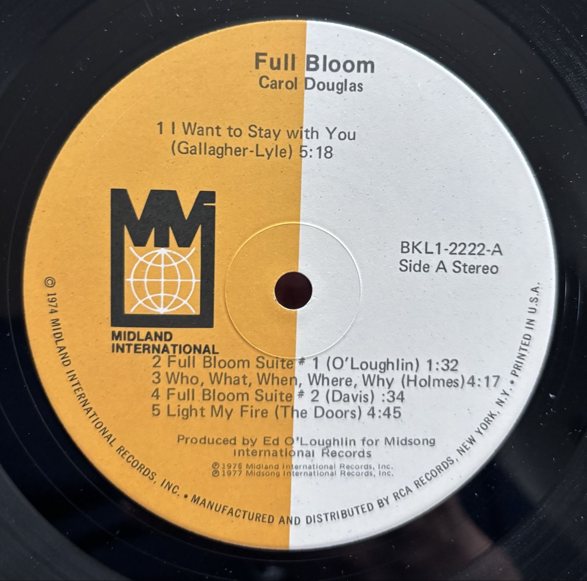 Dischi in vinile: Carol Douglas - Full Bloom LP VG+/VG+ – Usato da Neuchâtel venduto da Deivid2 1