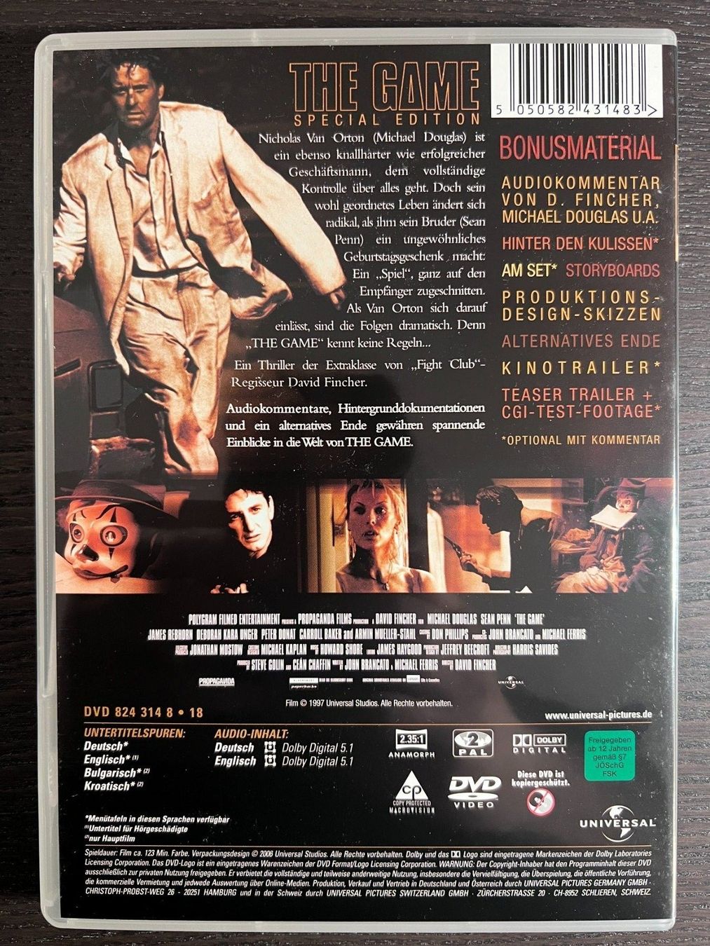 Tutti i DVDs: The Game – Usato da Zürich venduto da FilmFreunde 1