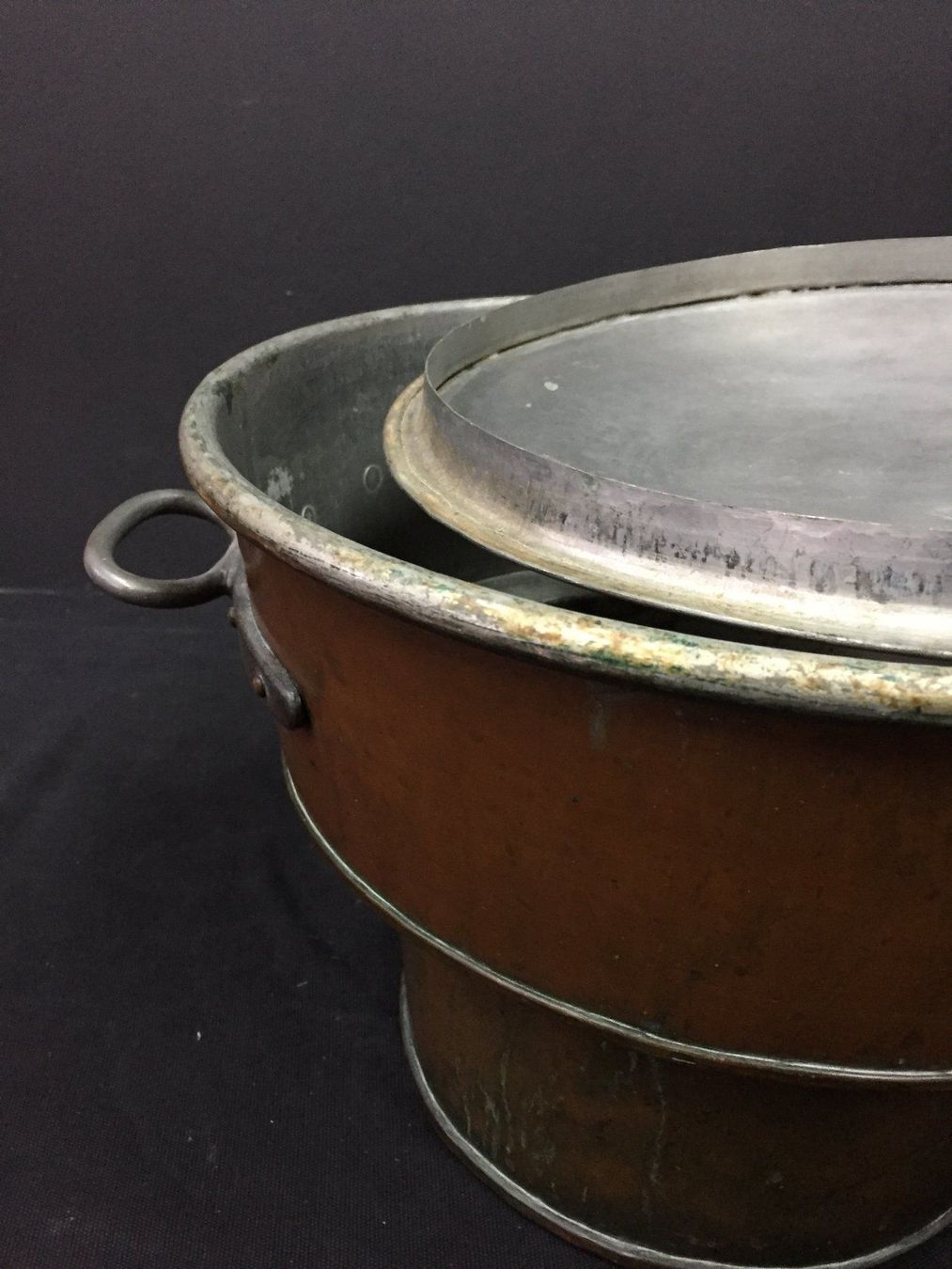 Pentole: Antiker Kessel / Topf aus Kupfer – Usato da Schaffhausen venduto da vintageville 9