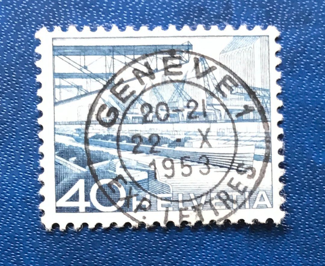 Tutti i francobolli: Nr.305 Technik und Landschaft GESTEMPELT     – Usato da Aarau venduto da Billa007