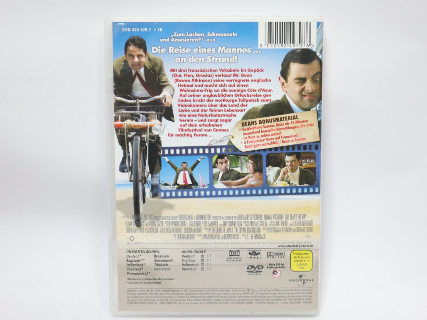Tutti i DVDs: DVD Mr. Bean macht Ferien – Usato da Eschenbach SG venduto da Astalavista 1