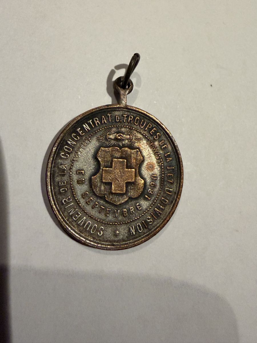 Medaglie: médaille commémorative suisse en bronze – Usato da Echallens venduto da JAR69