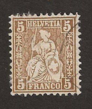 Alle Briefmarken: 1867 Z 30b Gebraucht – Gebraucht aus Susten von lmf_98wh