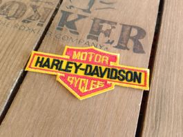 Harley-Davidson Aufnäher, neu und ungebraucht 9.00 x 4.50 cm
