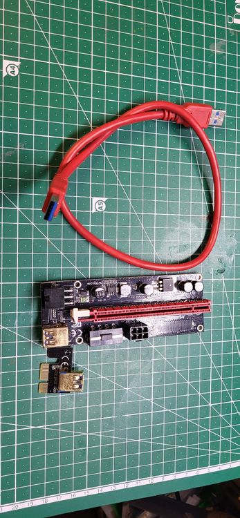 Composants électroniques: Lot 3x  PCI-E 1x to 16x – D'occasion à Düdingen par boascompras 1