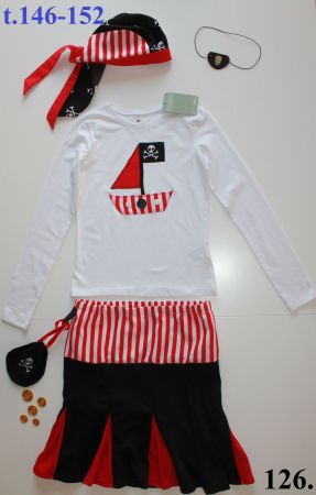 Costume pirate / Pirat t. 146 - 152   NEU!