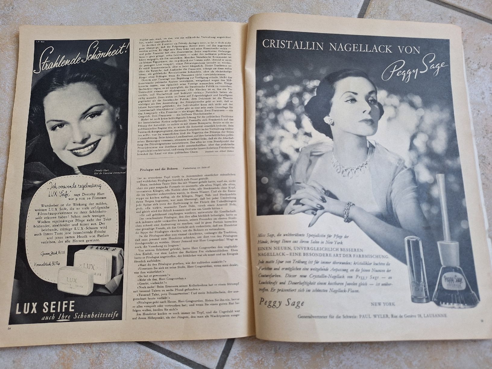 Zeitschriften & Magazine: Du Journal von 1951 – Gebraucht aus Rheinfelden von Cleopatra2000 3