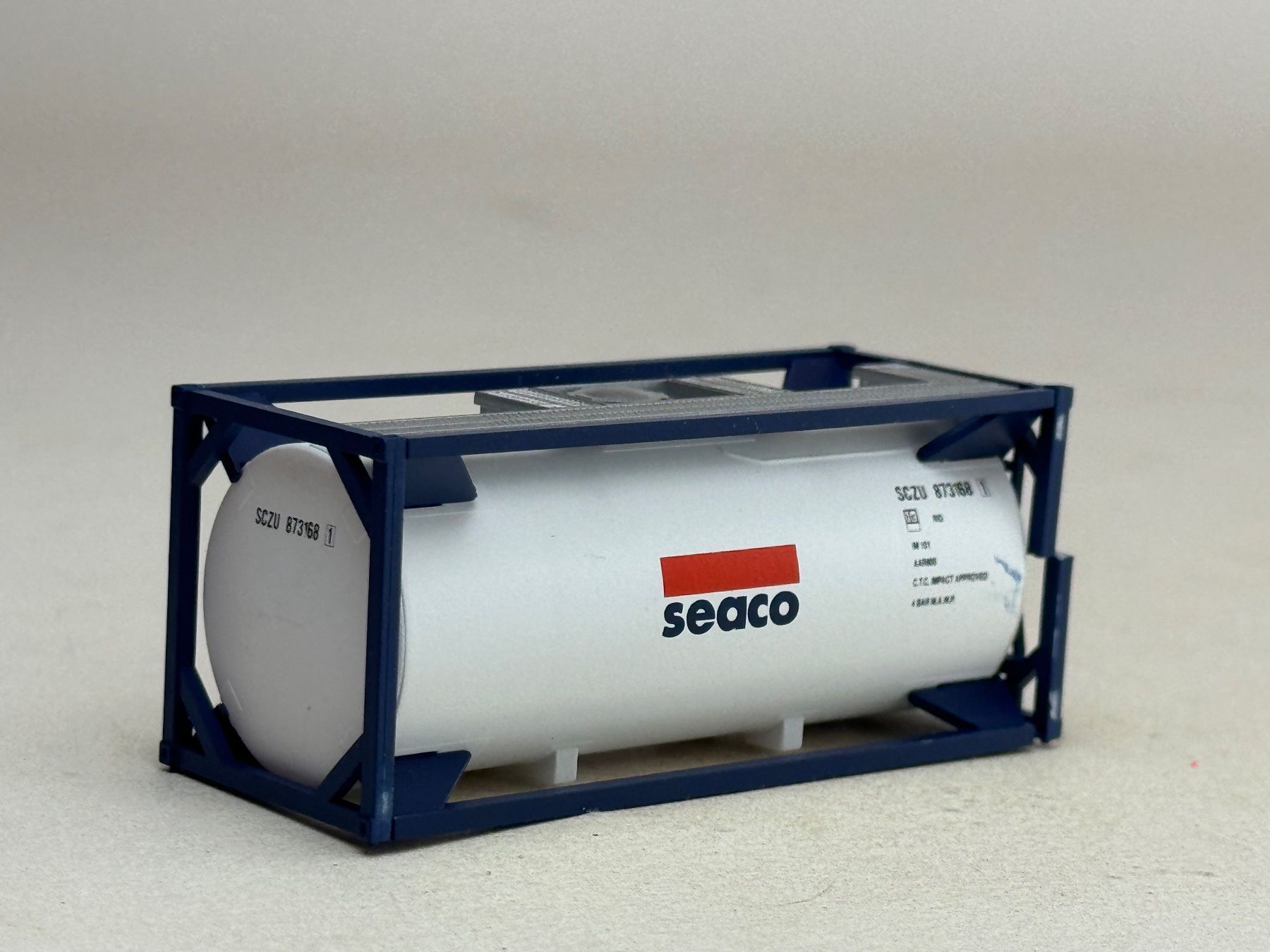 Modellini di ferrovie: EB- 20 Ft. Tank Container Seaco – Usato da Elm venduto da Wikmtz