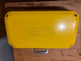 Gasgrill Cramer Koffergrill gelb gebraucht sehrguter Zustand