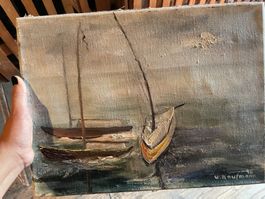Ölgemälde W Kaufmann 1946