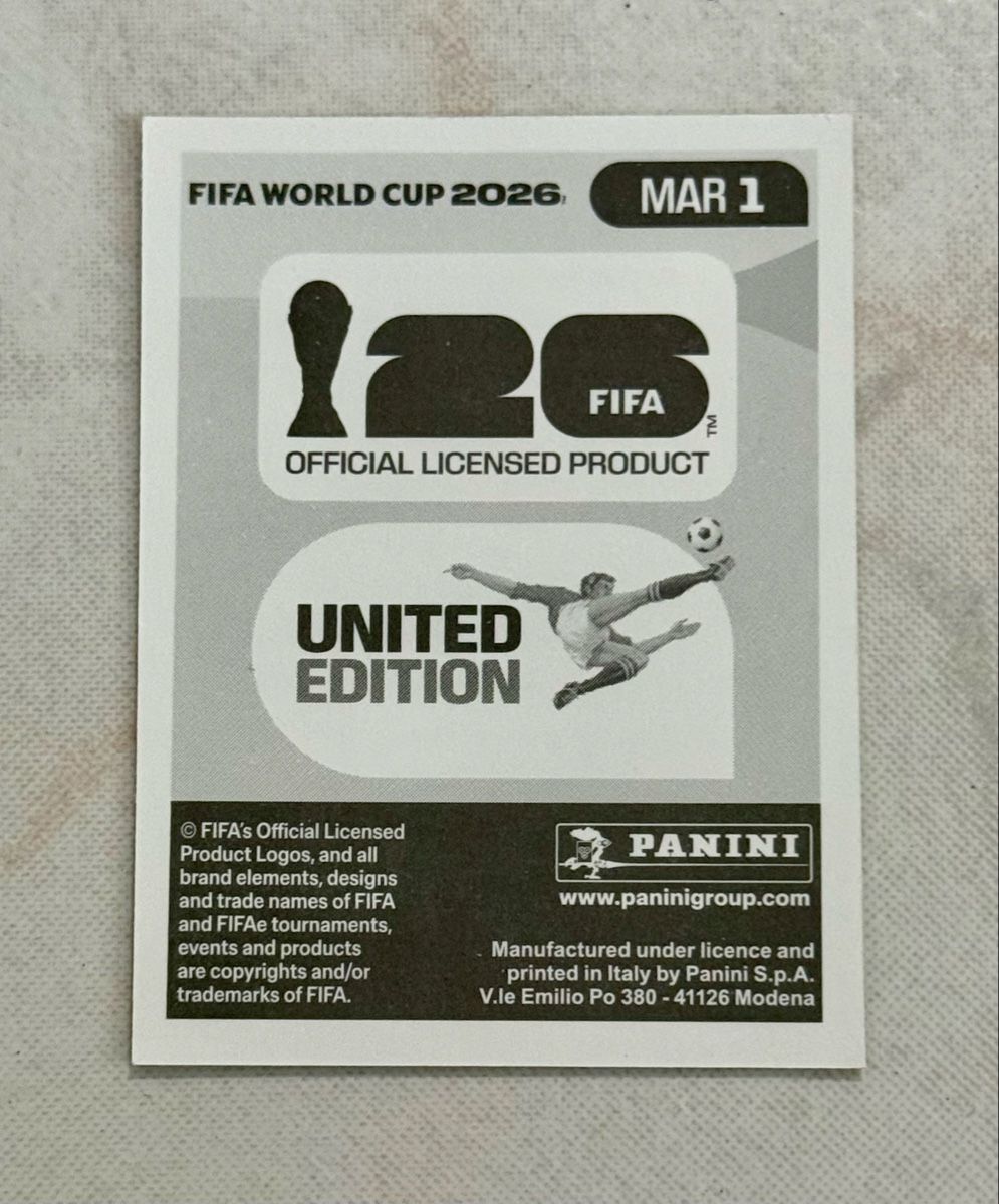 Panini Sammelbilder & Trading cards: Panini WM 2026!!! MAR 1 – Neu (gemäss Beschreibung) aus Oberentfelden von NunoLouro 1