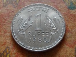 INDE  1 Rupee  1980
