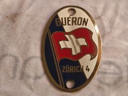 plaquette de cadre vélos farrader oldtimer Gueron Zurich 4