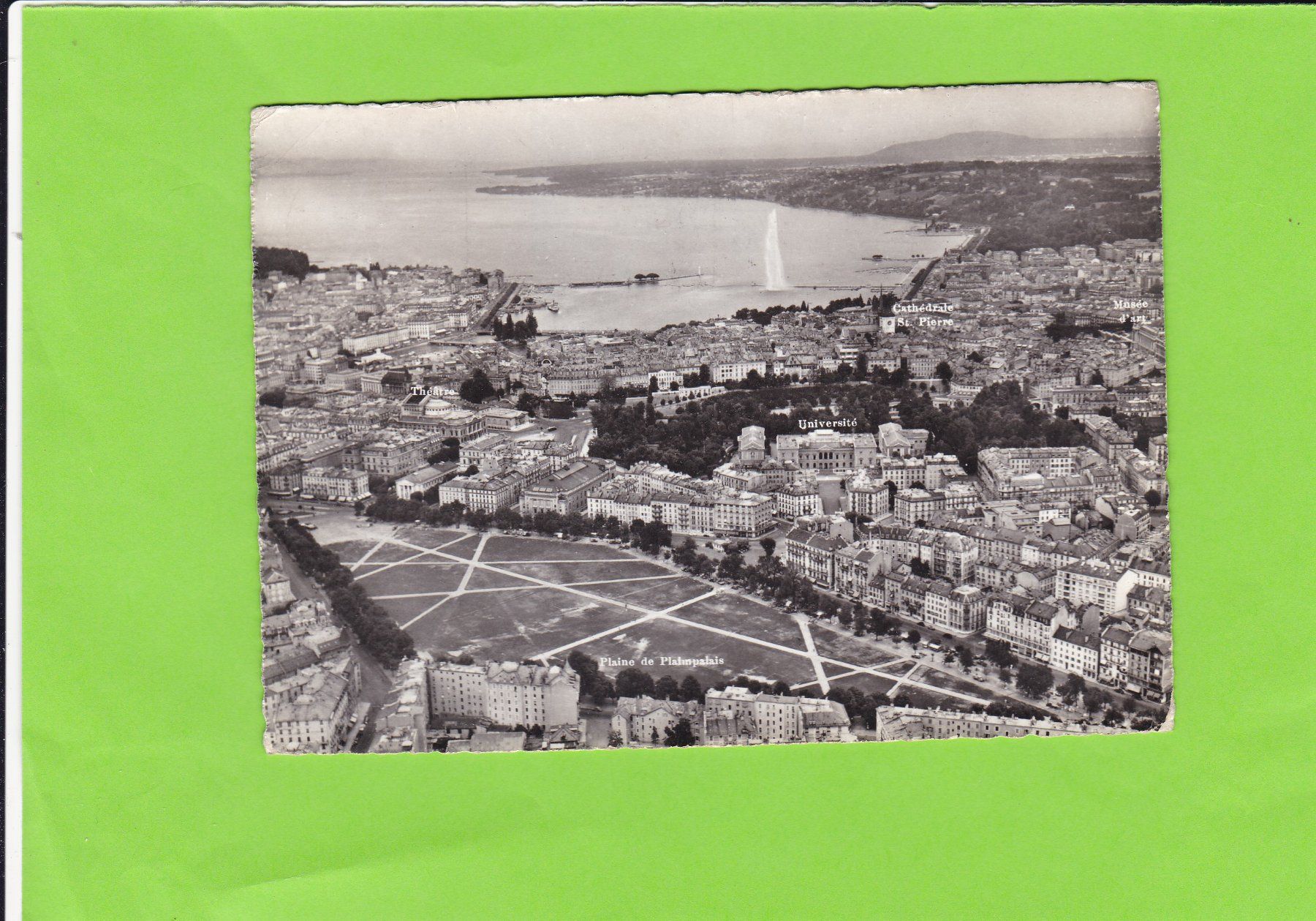 Ansichtskarten: Genève-vue générale – Gebraucht aus St. Peterzell von neckertal